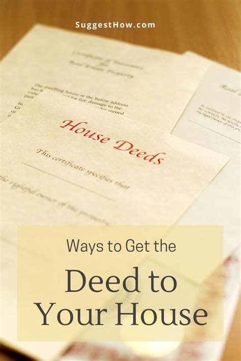 where to keep house deeds